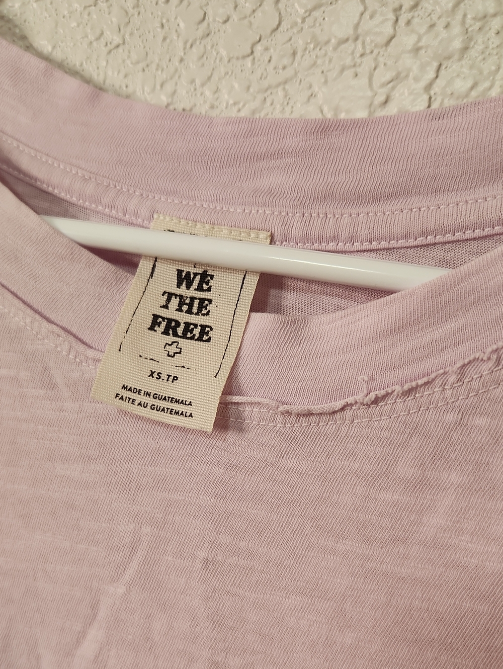 342.Free People Arden Oversized Lilac Long Sleeve Women's Top - Classic Crewneck - Picture 3 of 5